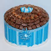 Baby Blue Hamper Medium