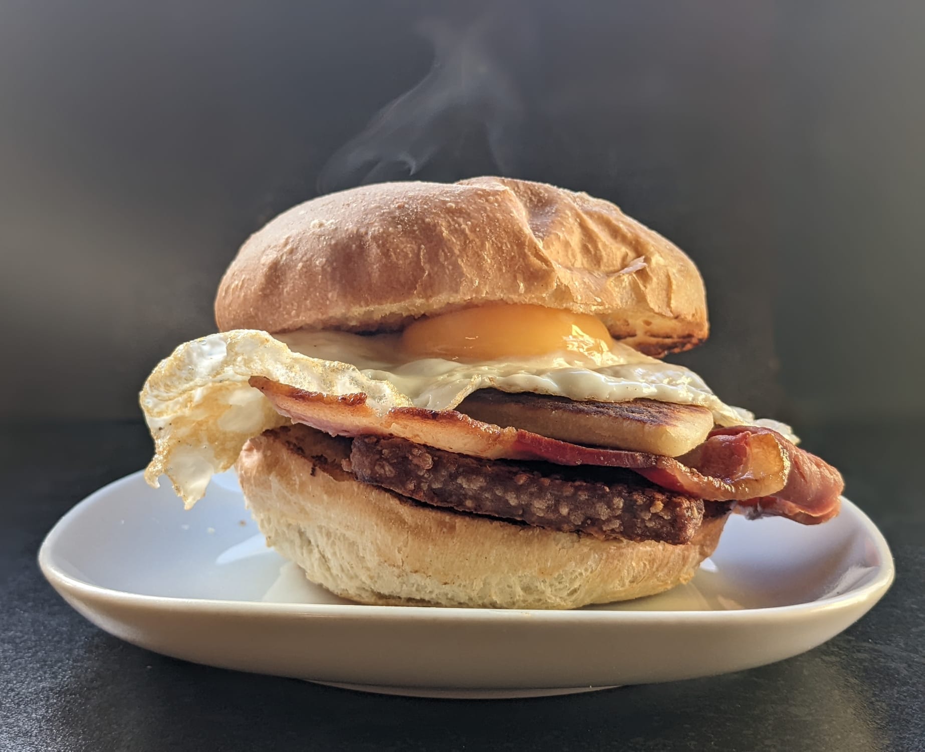 Breakfast Roll with single filling (two pieces)