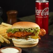 Buffalo Chick Burger Meal