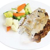 Beef Cutlets With Vegetable Sauce
