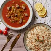 Loubieh With Rice (Green Beans)