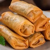  Vegetable Spring Roll (6 Pcs) 春卷
