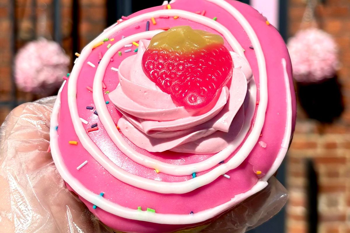 DONUT | Strawberry Swirl Ring (Vegetarian)