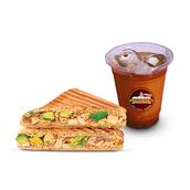 1 BIG SANDWICH +1 ICED DRINK