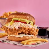 Happye's Burger Menu