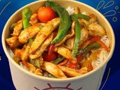 Fajita Cuttle Fish With Rice 