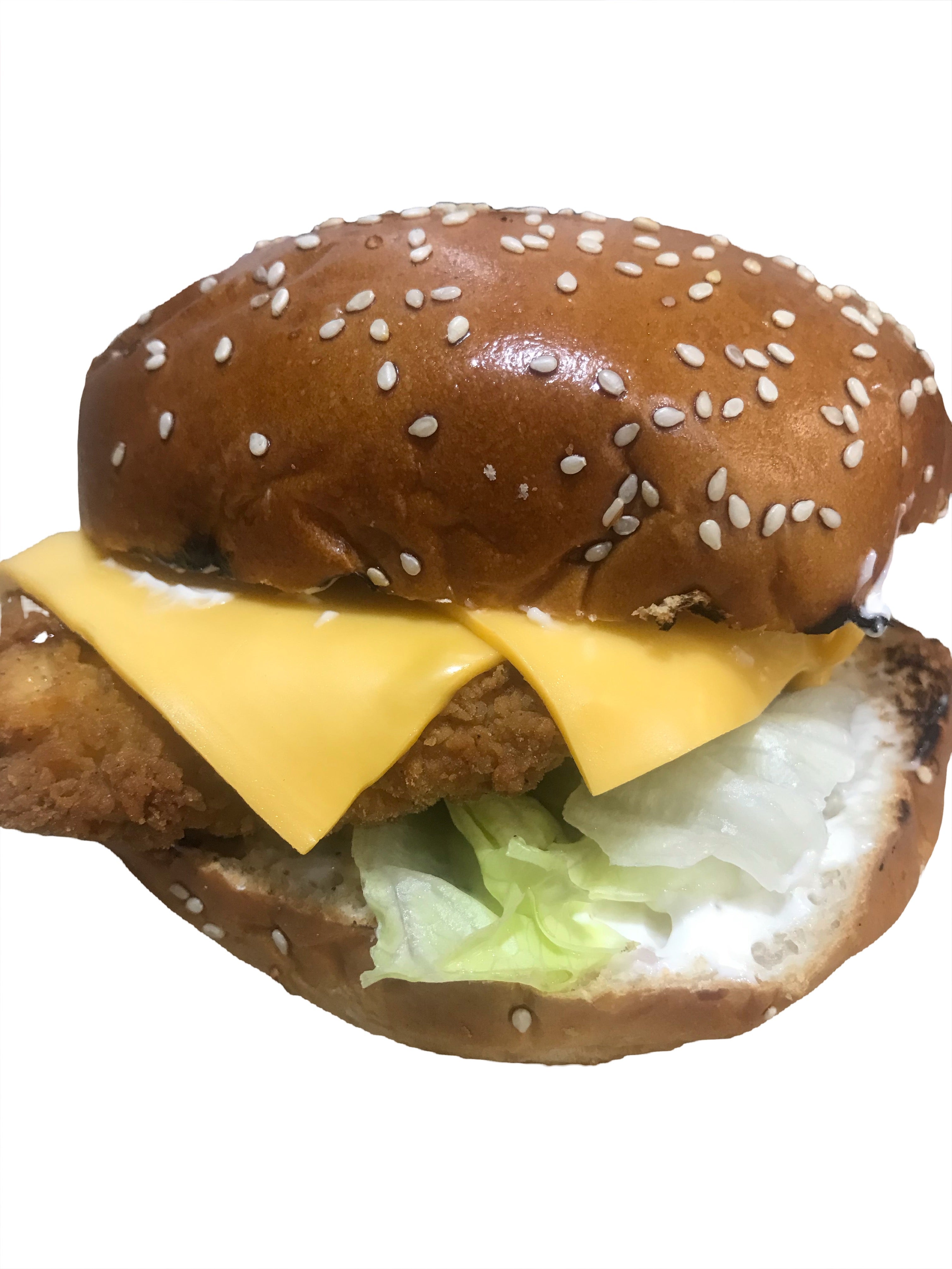 Cheesy Chicken Burger