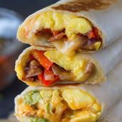 Breakfast Egg Burrito Wrap