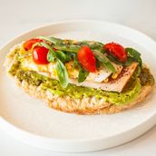 Loaded Avocado Breakfast Sourdough Toast