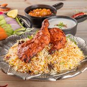Tandoori Chicken Biryani-Serves 2
