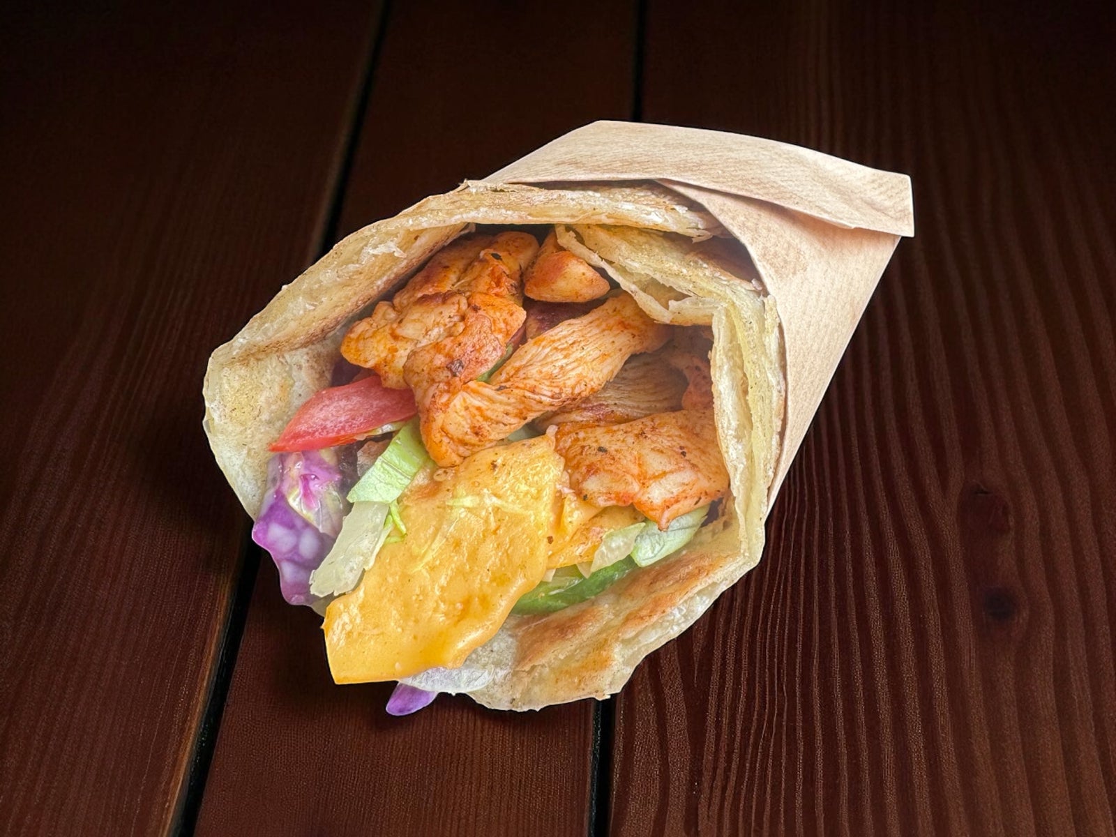 A Mediterranean Morning Paratha Roll