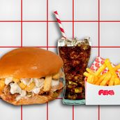 Chicken Shawarma Burger Meal