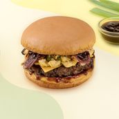 Cheesy Brekkie Burger with Eggs