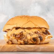 Juicy burger meal