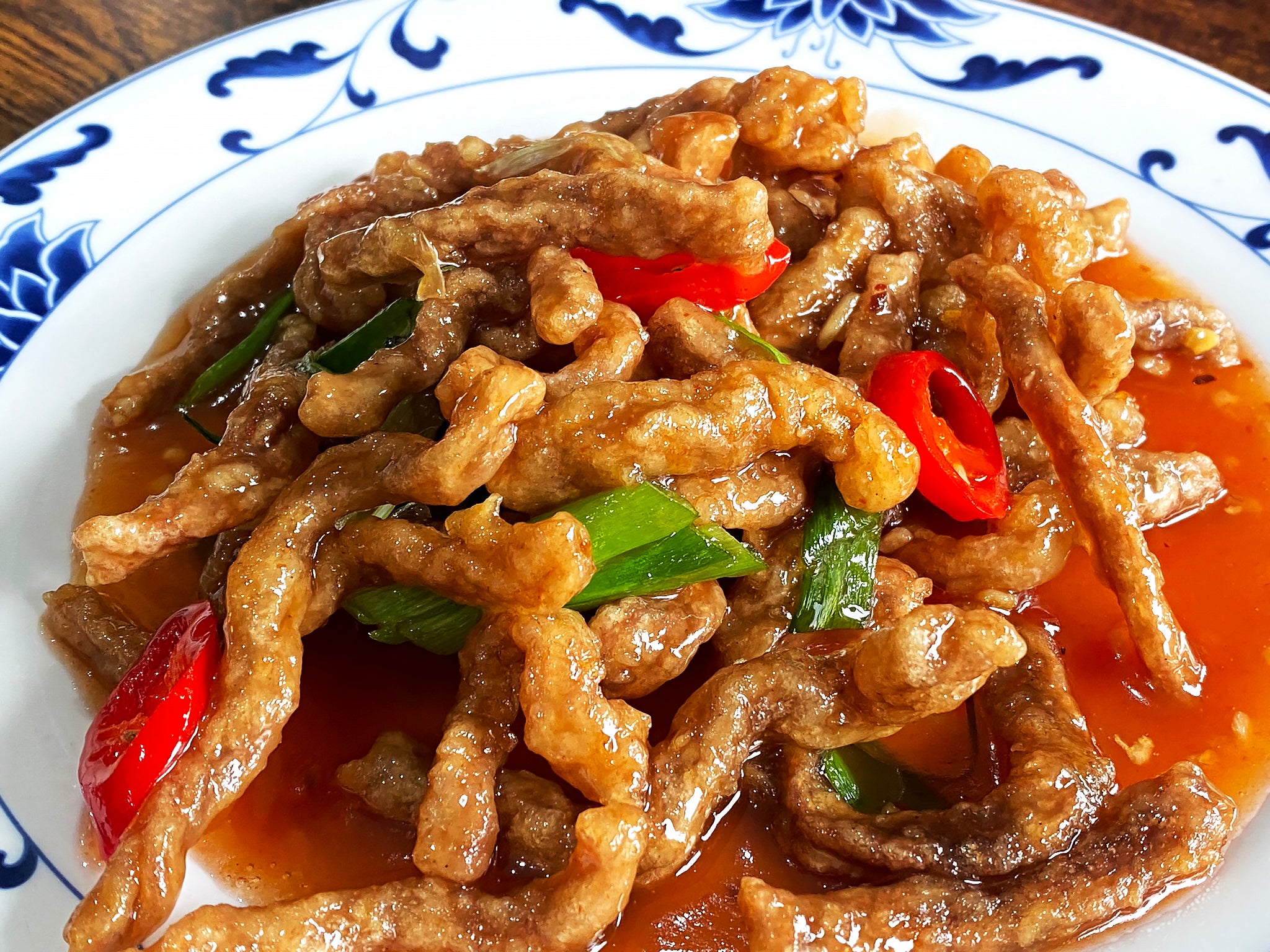 Crispy Shredded Chilli With