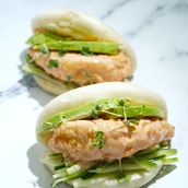 Bao Buns With Dynamite Shrimps