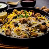 Soyabean Tikka Biryani