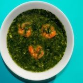 Molokhia With Shrimps 