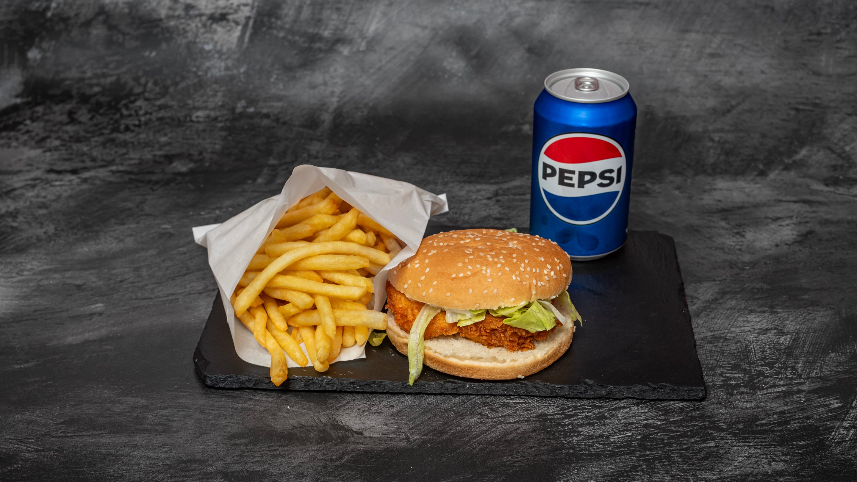 Chicken Fillet Burger Meal