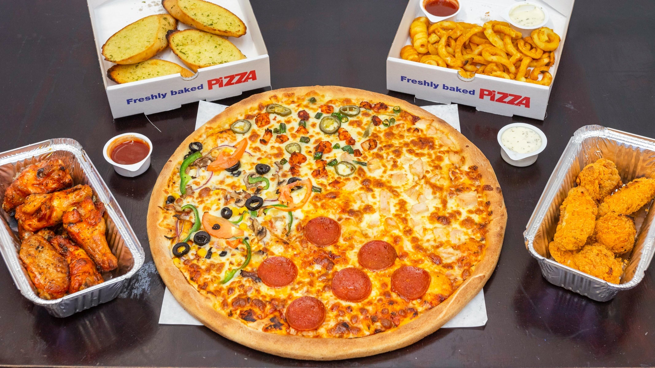 Freshly Made Pizza