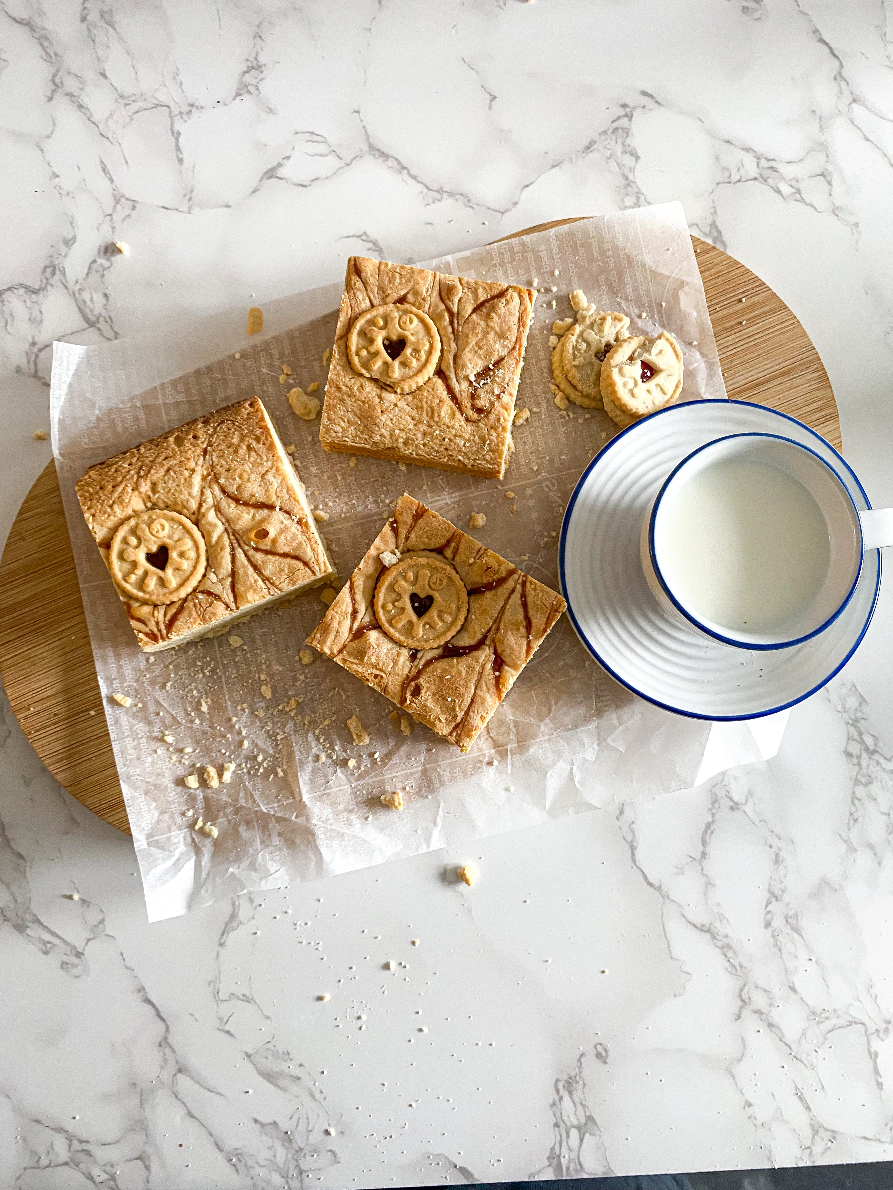 Jammie Dodger Blondies