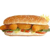 Jumbo Prawns Burger