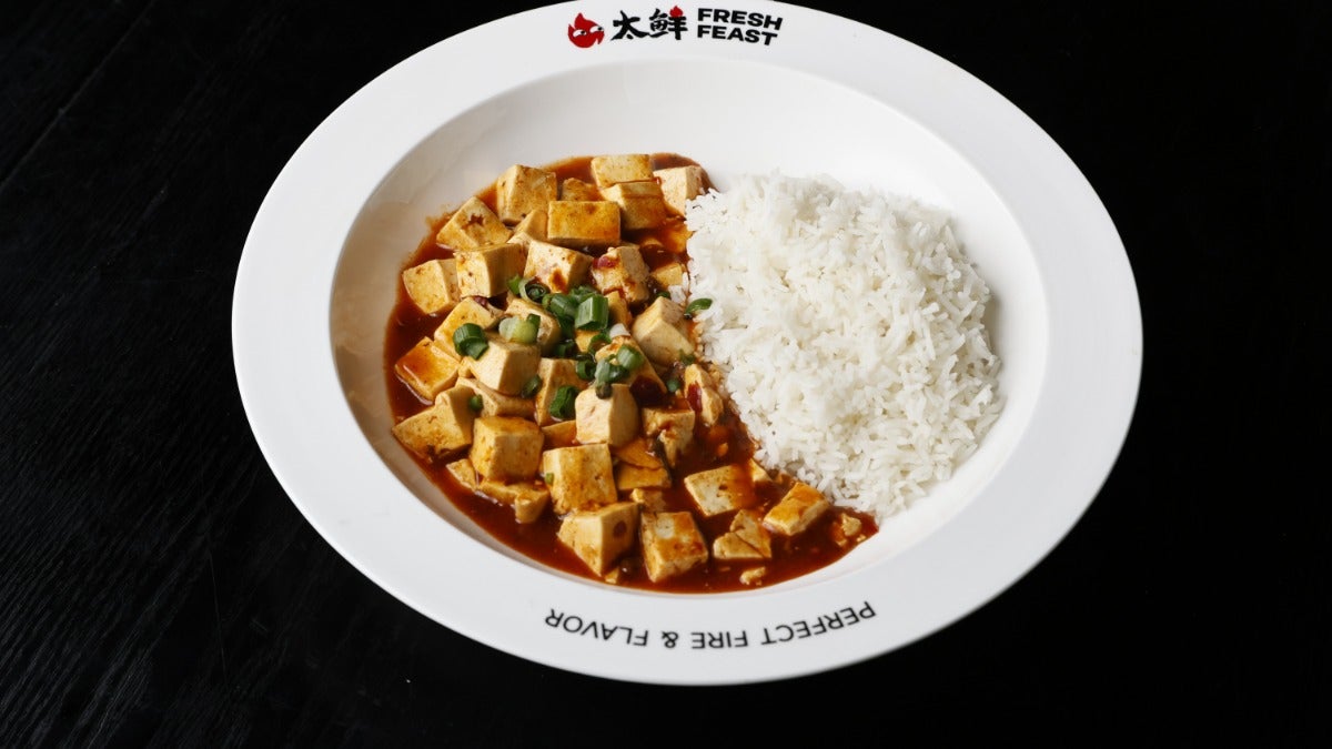 Mapo Tofu Rice Bowl 麻婆豆腐饭碗  (Mild 微辣)