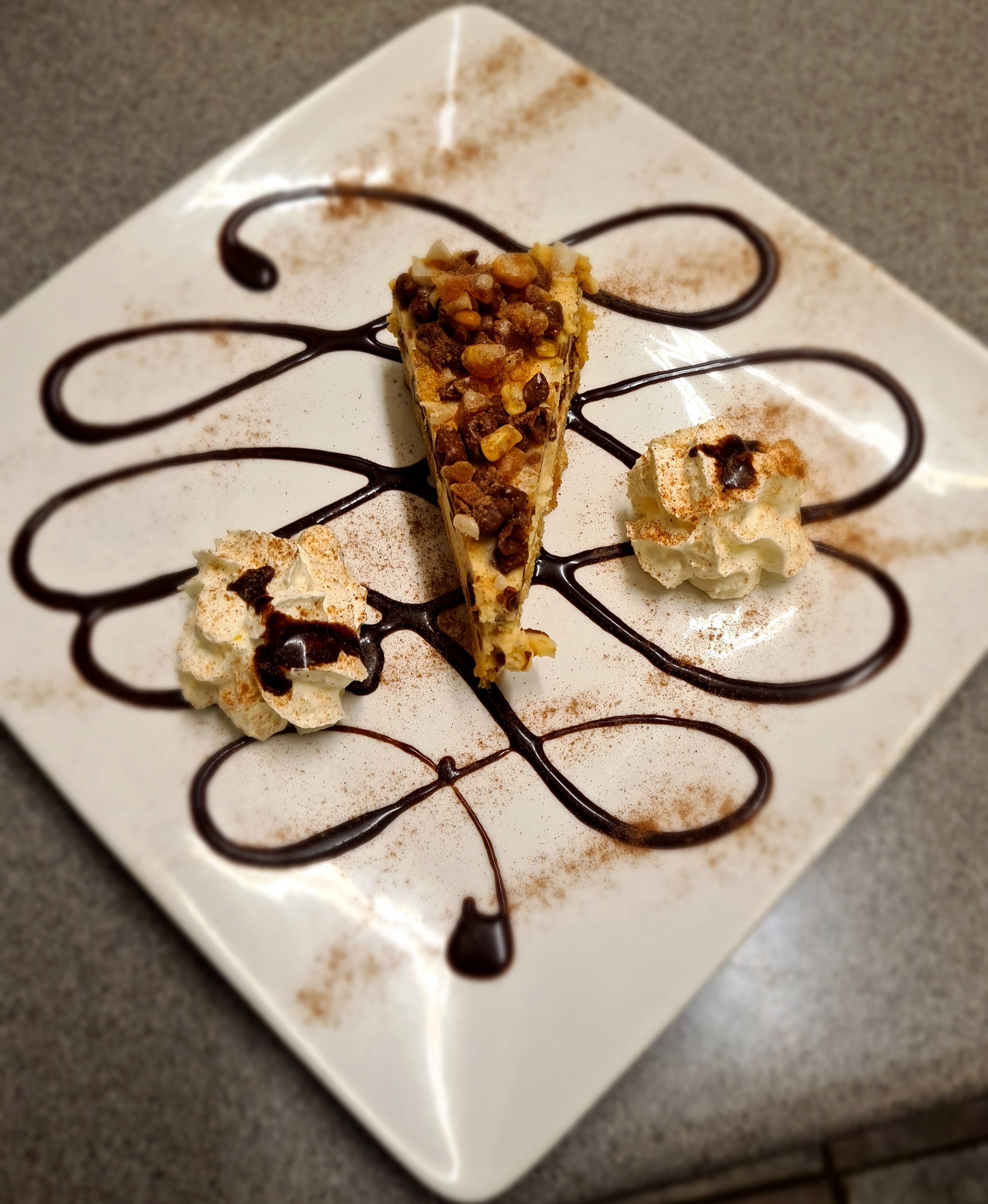 Golden Nugget Honeycomb Cheesecake