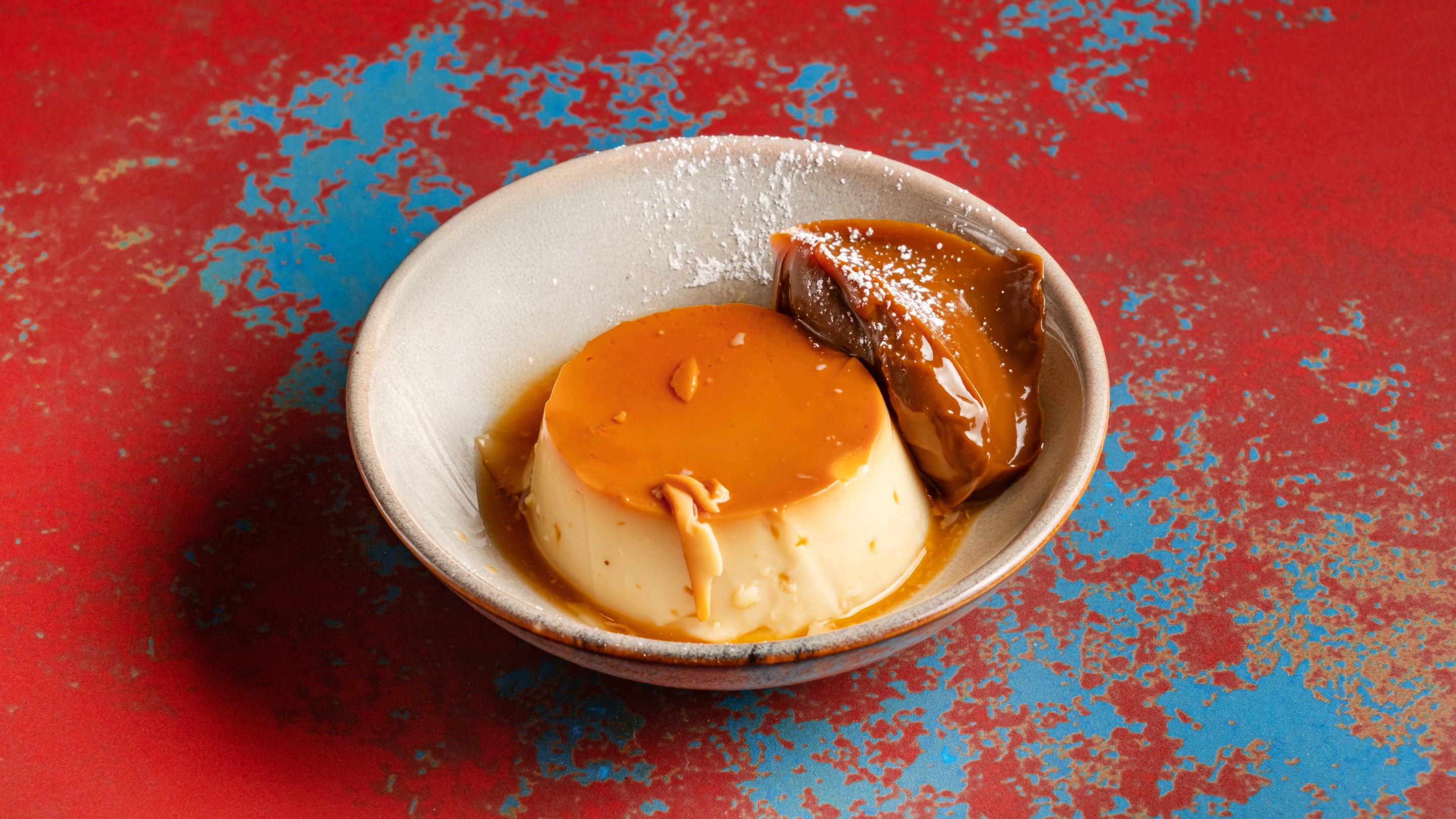 Flan Con Dulce De Leche