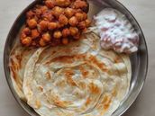 Paratha and Chana