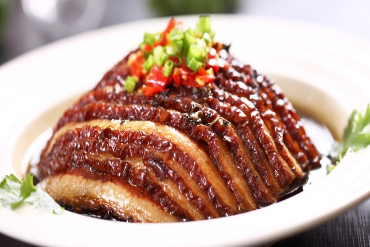 Stewed Pork Belly with Preserved Vegetables