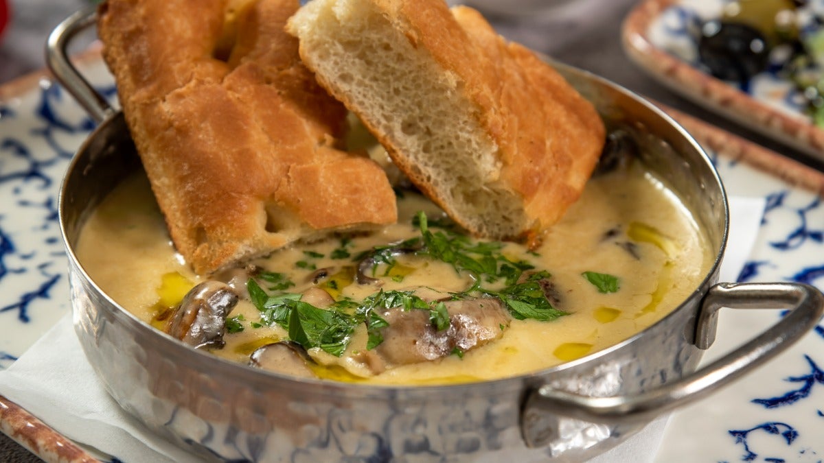 Wild Mushrooms and Crème