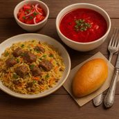 Samarkand Feast (Uzbek Plov)(Узбекский плов)