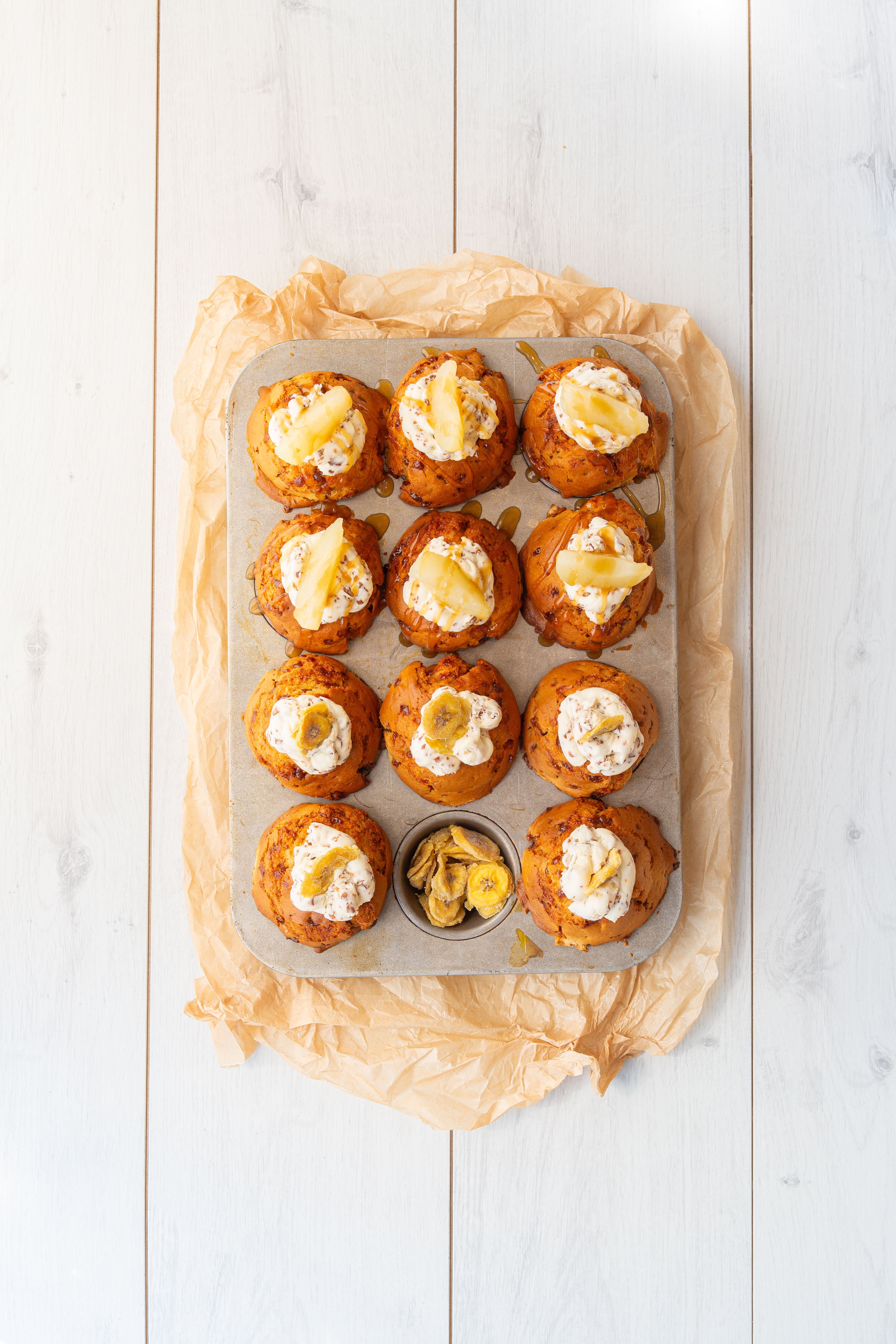 Caramalised Banana Muffin