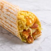 Halloum & Egg Wrap