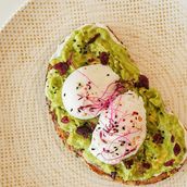 Classic Avocado Toast with Poached Eggs