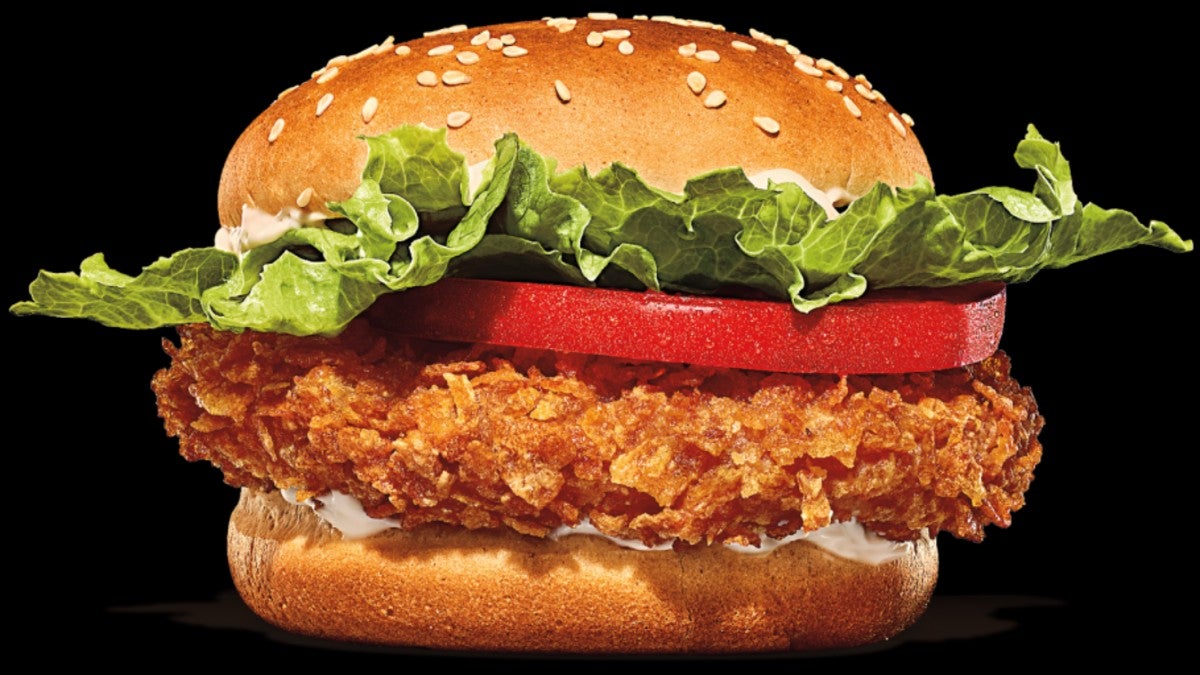 Chicken Fillet Burger Meal