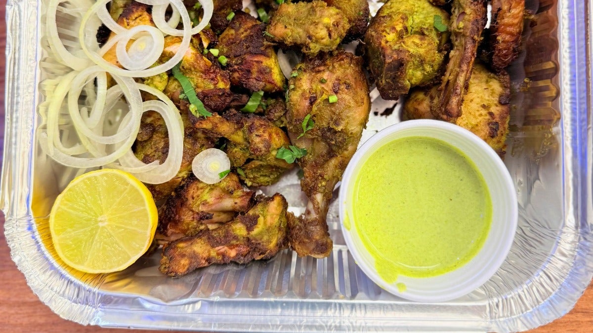 Karmos Chicken – Grilled Chicken with Mint Chutney