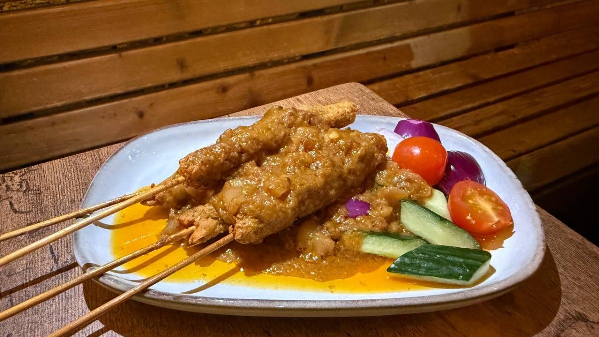Vegetarian Chicken Satay (Satay) Skewers