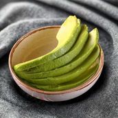Half Sliced Mexican Avocado