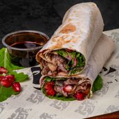 Pomegranate Beef Shawarma
