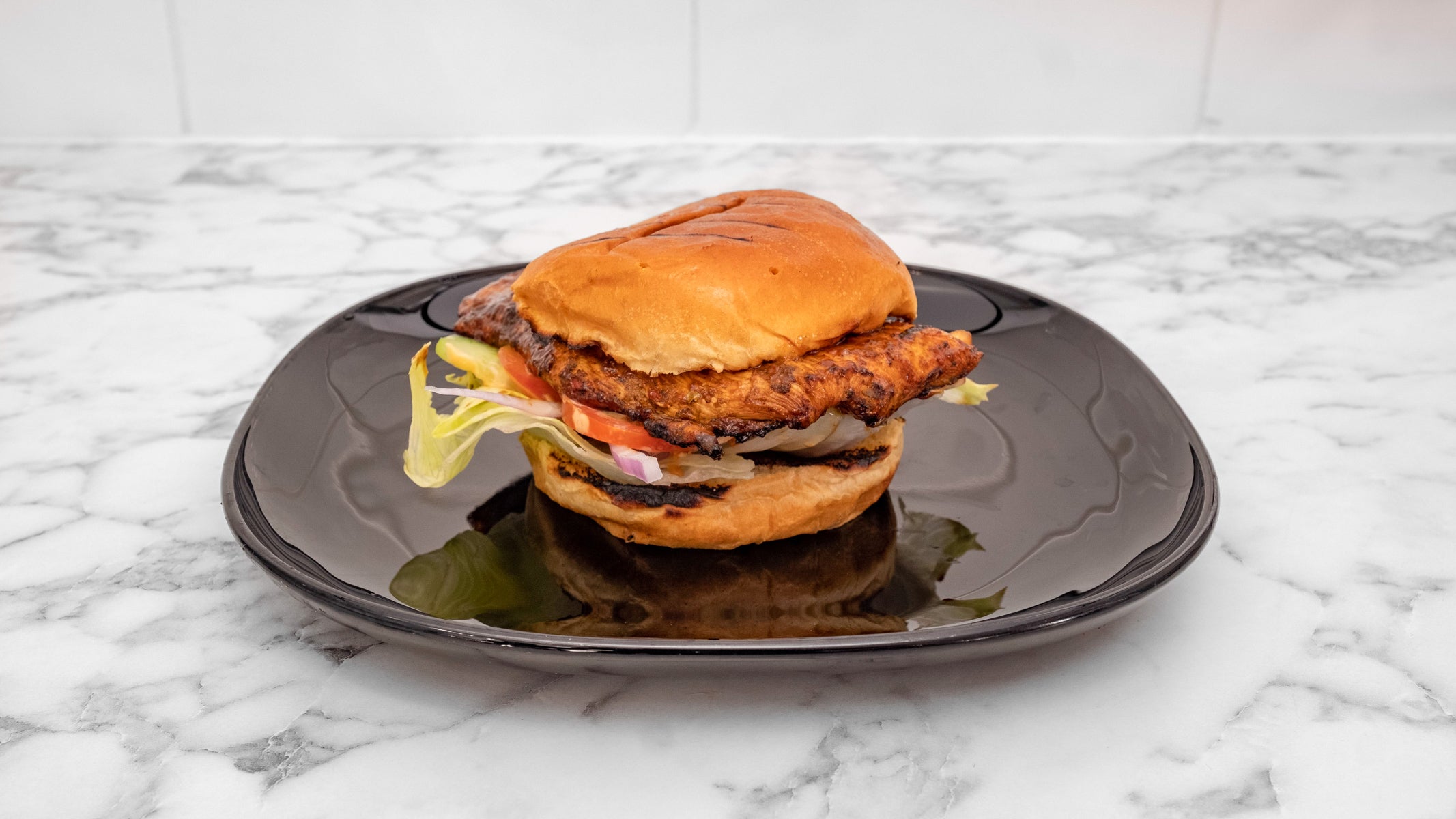 Guava Jerk Chicken Burger - Medium