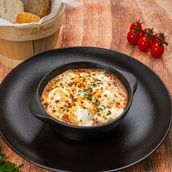 Egg And Cheese Cassoulet   
