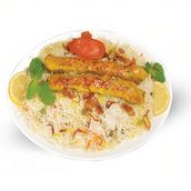 Mutton Kebab Biryani Rice