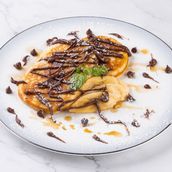 Pancakes Banana And Chocolate 