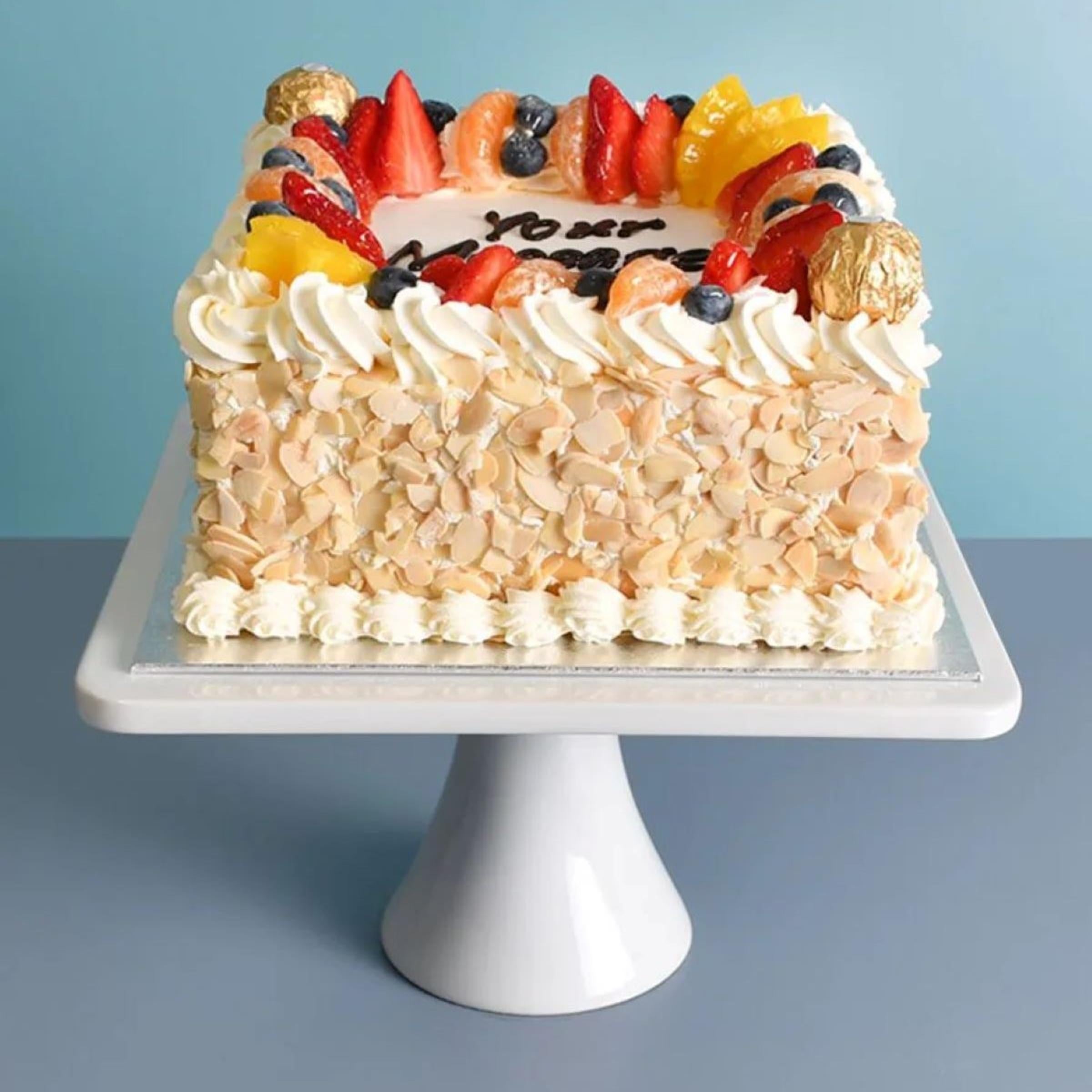 8" Almond Fruit and Hazelnut