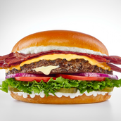 Classic Bacon Burger Sandwich