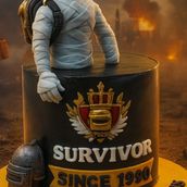 PUBG Survivor Cake