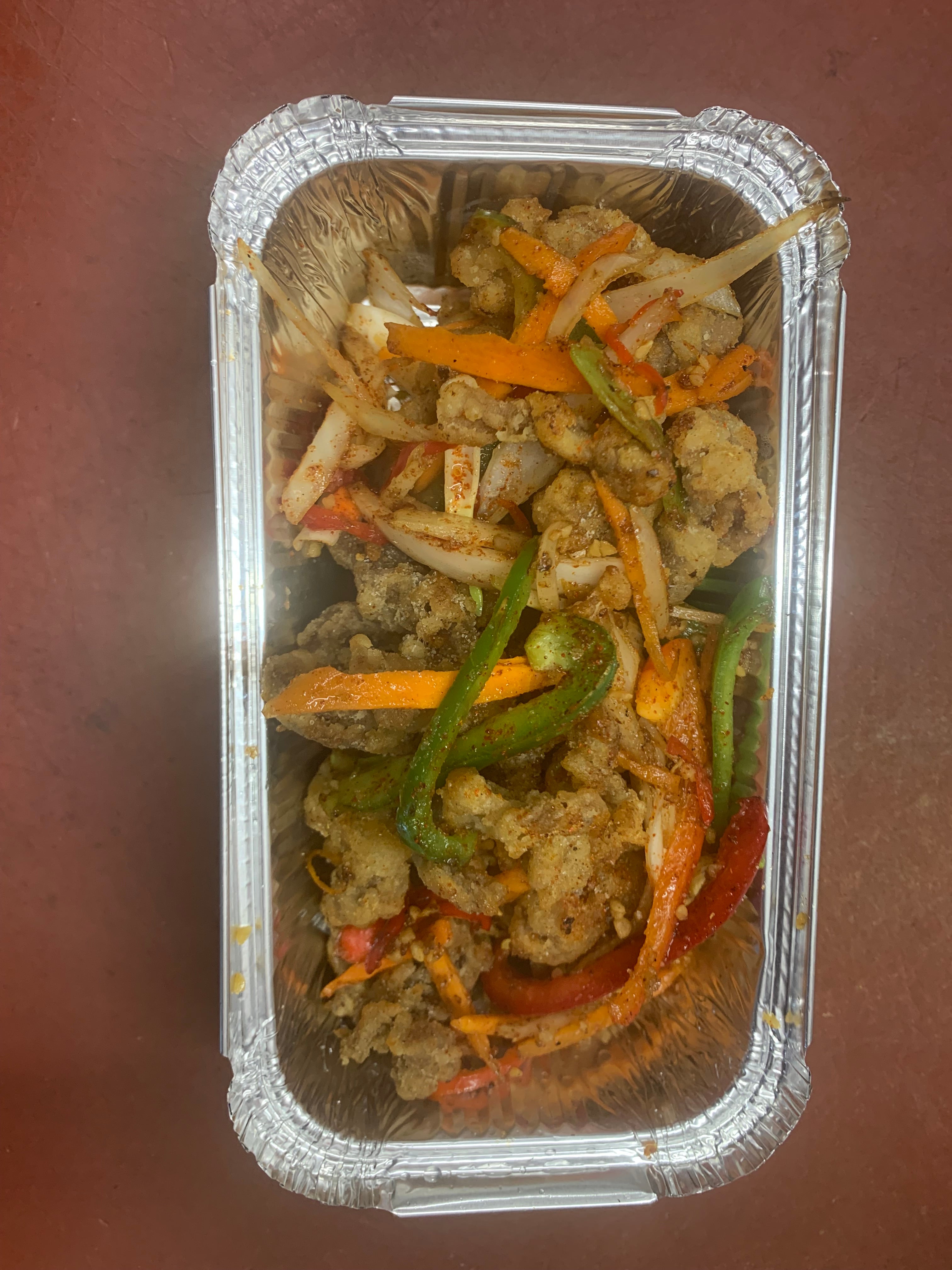 Deep Fried Shredded Beef Salt and Chilli Pepper( 椒盐牛丝)