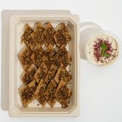 Zaatar Fire Crackers And Vegan Labneh